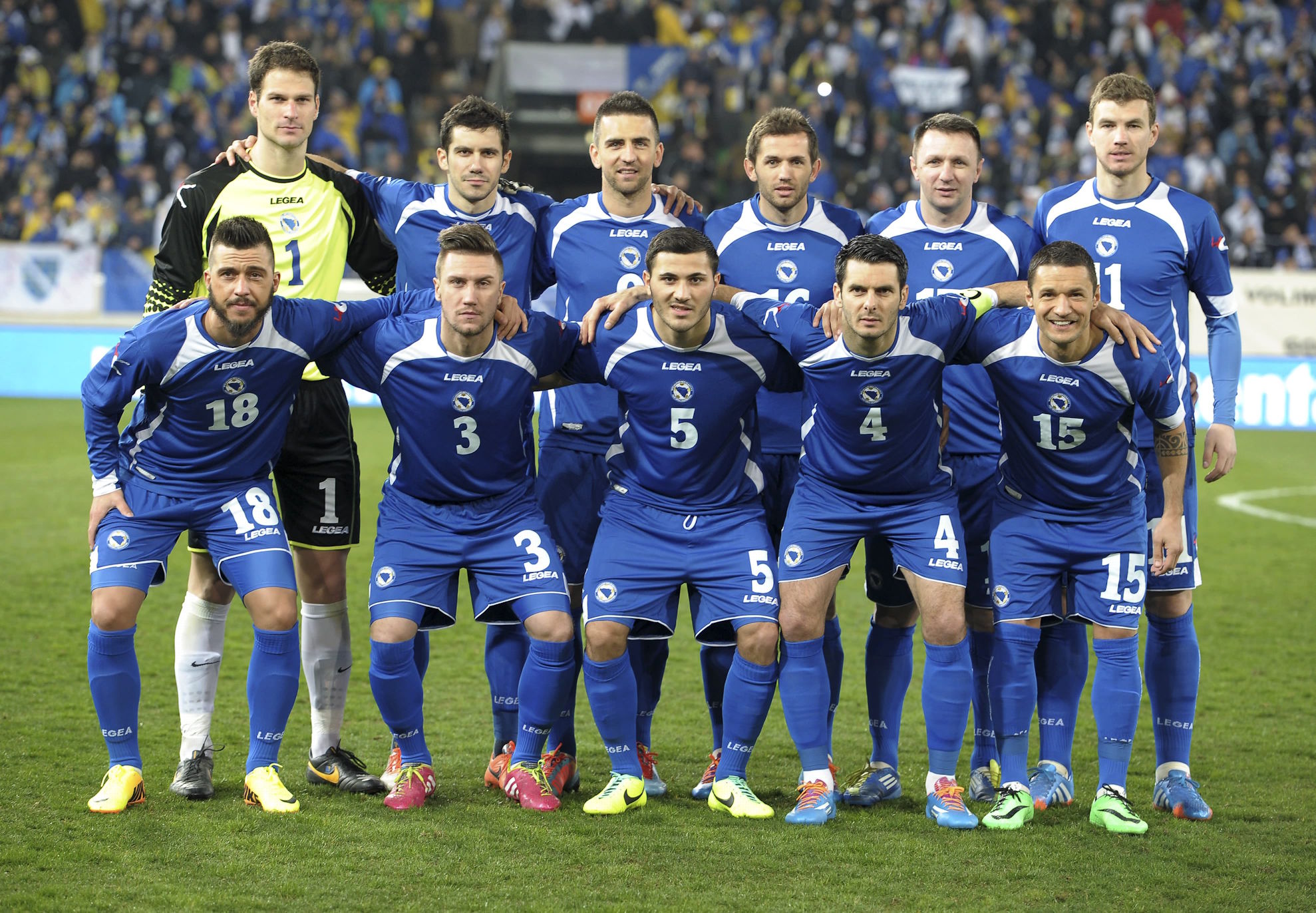 team photo for Bosna in Hercegovina
