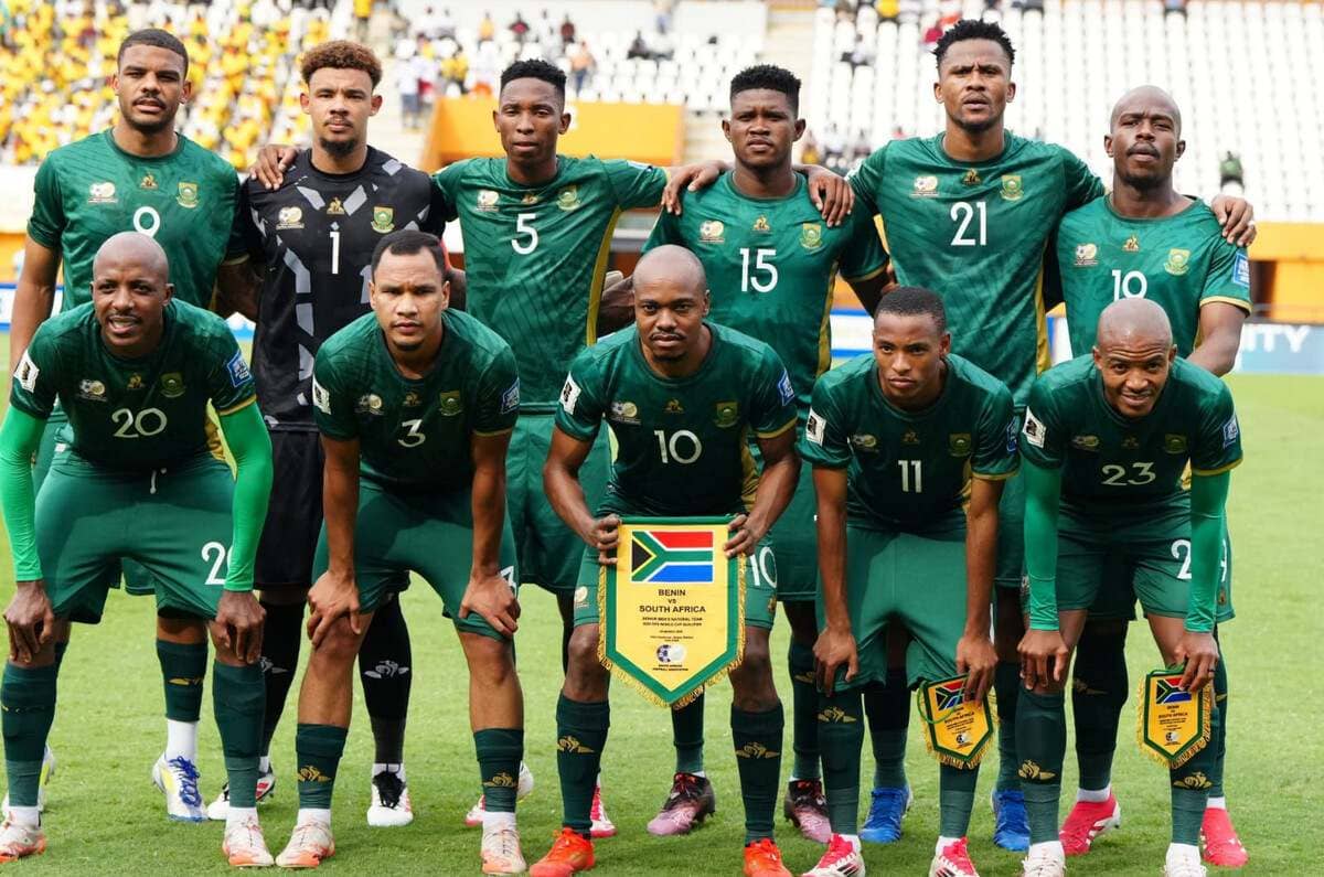 team photo for Južna Afrika