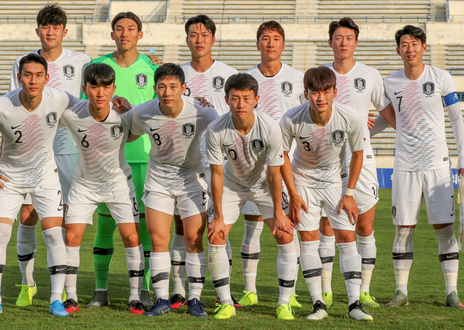team photo for Južna Koreja